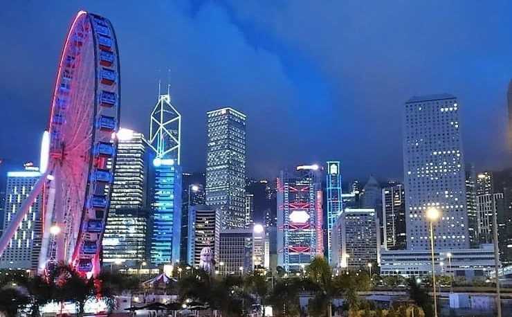 Millionär Interview Der globale Normade Hong Kong Skyline